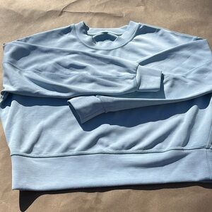 Lululemon Softstreme Perfectly Oversized Cropped Crew size 2